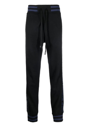 Versace Jeans Couture logo-stripe track pants - Black