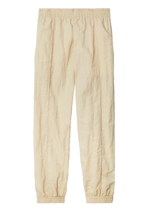 Burberry crinkled wide-leg track pants - Neutrals