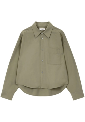 TOMBOY one-pocket shirt - Green