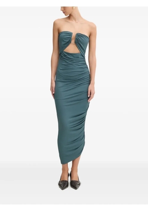 Aniye By Jett ruched midi dress - Green