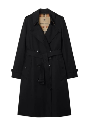 Burberry belted double-breasted trench coat - Black