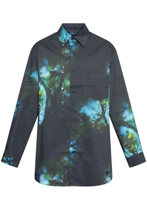 Y-3 stretch-cotton shirt - Grey