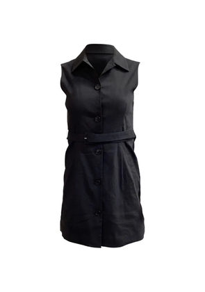 Theory Mini pleated shirtdress - Black