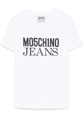 MOSCHINO JEANS logo-print T-shirt - White
