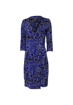 Diane Von Furstenberg Vintage printed wrap dress - Blue