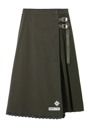 Musium Div. buckle lace midi skirt - Green
