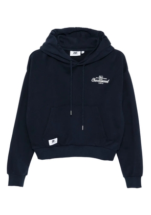 CHOCOOLATE logo-embroidered hoodie - Blue