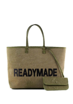 Readymade trim pouch tote bag - Neutrals