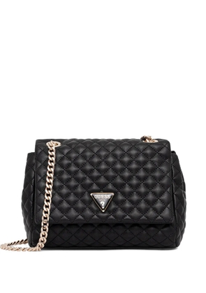 GUESS USA Everlee quilted shoulder bag - Black