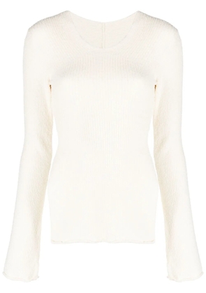 Axel Arigato open-back ribbed knit jumper - Neutrals