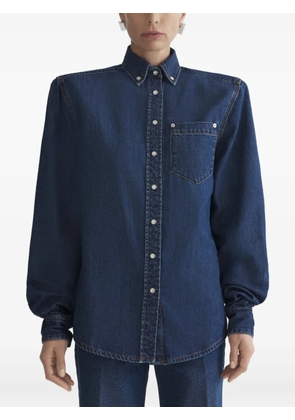 Mugler buttoned pocket shirt - Blue