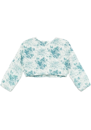 Antik Batik Cinz cropped top - Blue