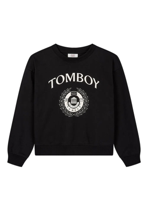 TOMBOY University cotton sweatshirt - Black