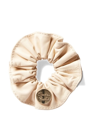 Claudie Pierlot leather scrunchie - Neutrals