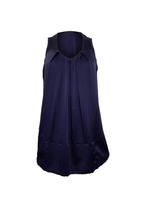Brunello Cucinelli Vintage pleated sleeveless top - Blue