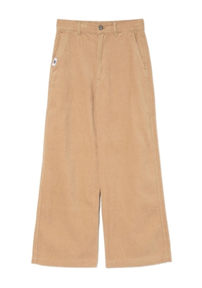 CHOCOOLATE logo-patch trousers - Neutrals