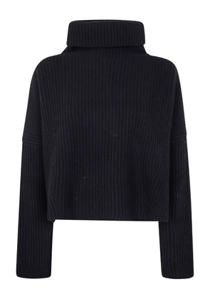 Nuur ribbed turtleneck sweater - Black