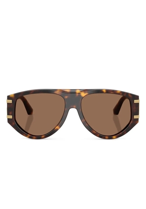 Dolce & Gabbana Eyewear tortoiseshell-effect sunglasses - Brown