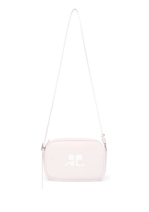 Courrèges Reedition leather camera bag - Pink