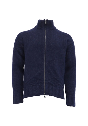 Etro Vintage zip-up knitted cardigan - Blue