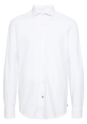 BOSS piqué shirt - White