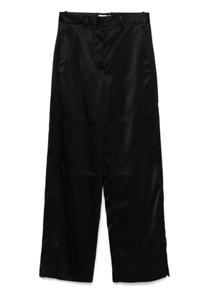 Jil Sander satin trousers - Black
