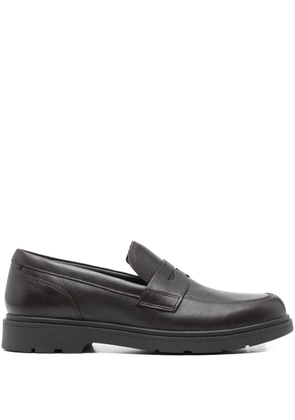 Geox leather loafers - Brown