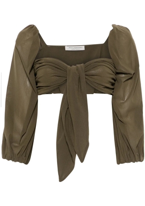 Philosophy Di Lorenzo Serafini draped-detail top - Green