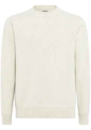 Boggi Milano crew-neck cashmere sweater - White