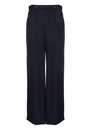 Fabiana Filippi double-breasted detail trousers - Blue