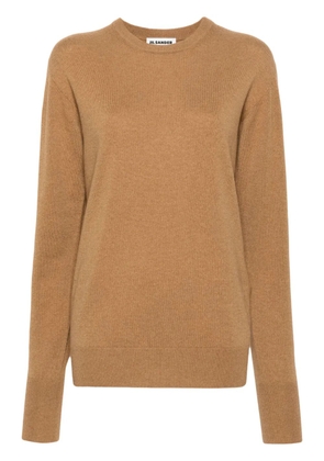 Jil Sander crew-neck cashmere jumper - Neutrals