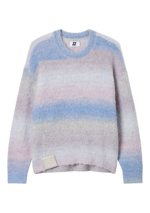 izzue striped sweater - Purple