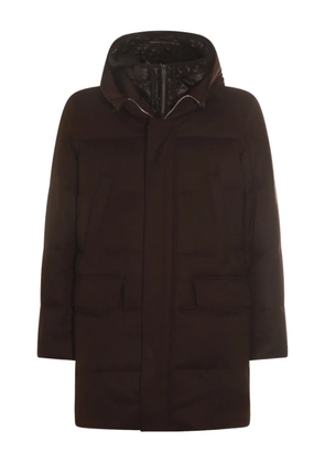 Montecore hooded quilted coat - Brown