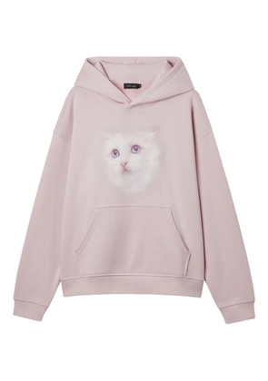 tout a coup graphic pocket hoodie - Pink