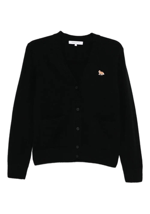 Maison Kitsuné Baby Fox Patch cardigan - Black