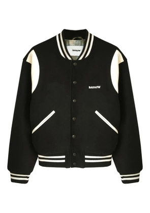 BARROW logo-embroidered bomber jacket - Black