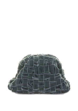 Maria La Rosa velvet clutch bag - Grey