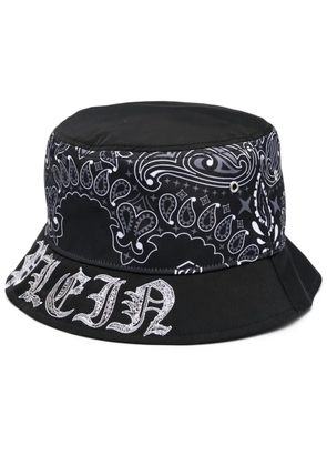 Philipp Plein bandana-print bucket hat - Black