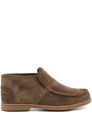 Yves Salomon Merinillo leather boots - Brown