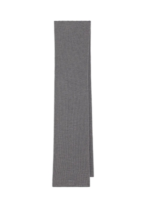 Dolce & Gabbana ribbed wool scarf - Grey