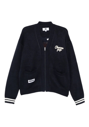 CHOCOOLATE intarsia-knit cardigan - Blue