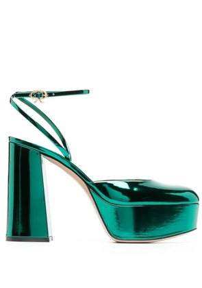 Gianvito Rossi Dua 70mm platform pumps - Green