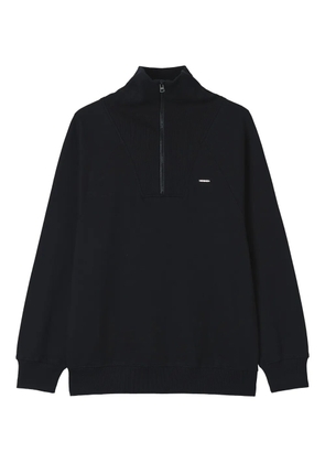 Musium Div. zip high-neck sweatshirt - Black