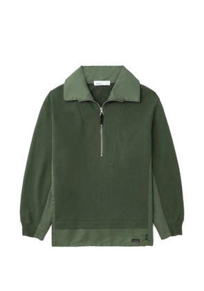 Toga half-zip panelled sweatshirt - Green