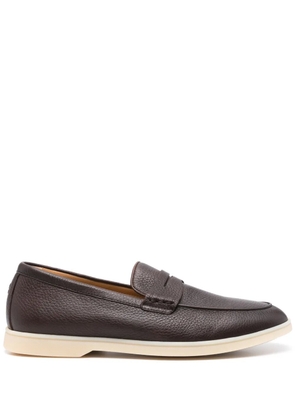 Henderson Baracco slip-on leather loafers - Brown
