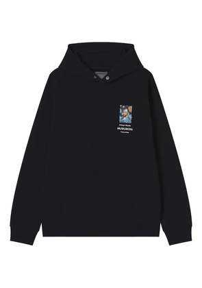 Musium Div. pixel-print hoodie - Black
