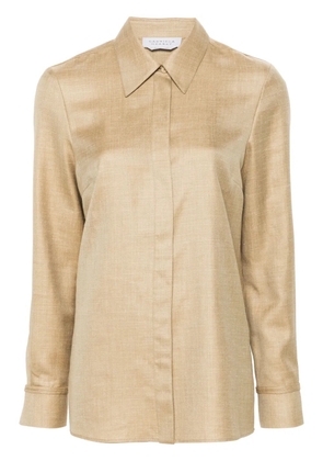 Gabriela Hearst Cruz shirt - Brown