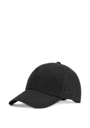 Dolce & Gabbana logo-embroidered baseball cap - Black