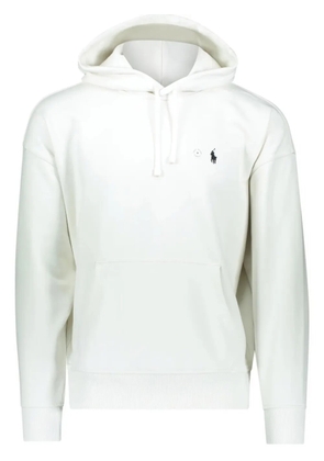 Polo Ralph Lauren logo-embroidered hoodie - White
