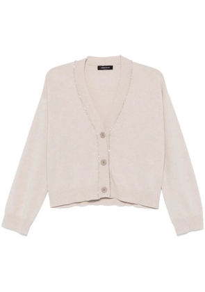 Fabiana Filippi sequin-detailed cardigan - Neutrals